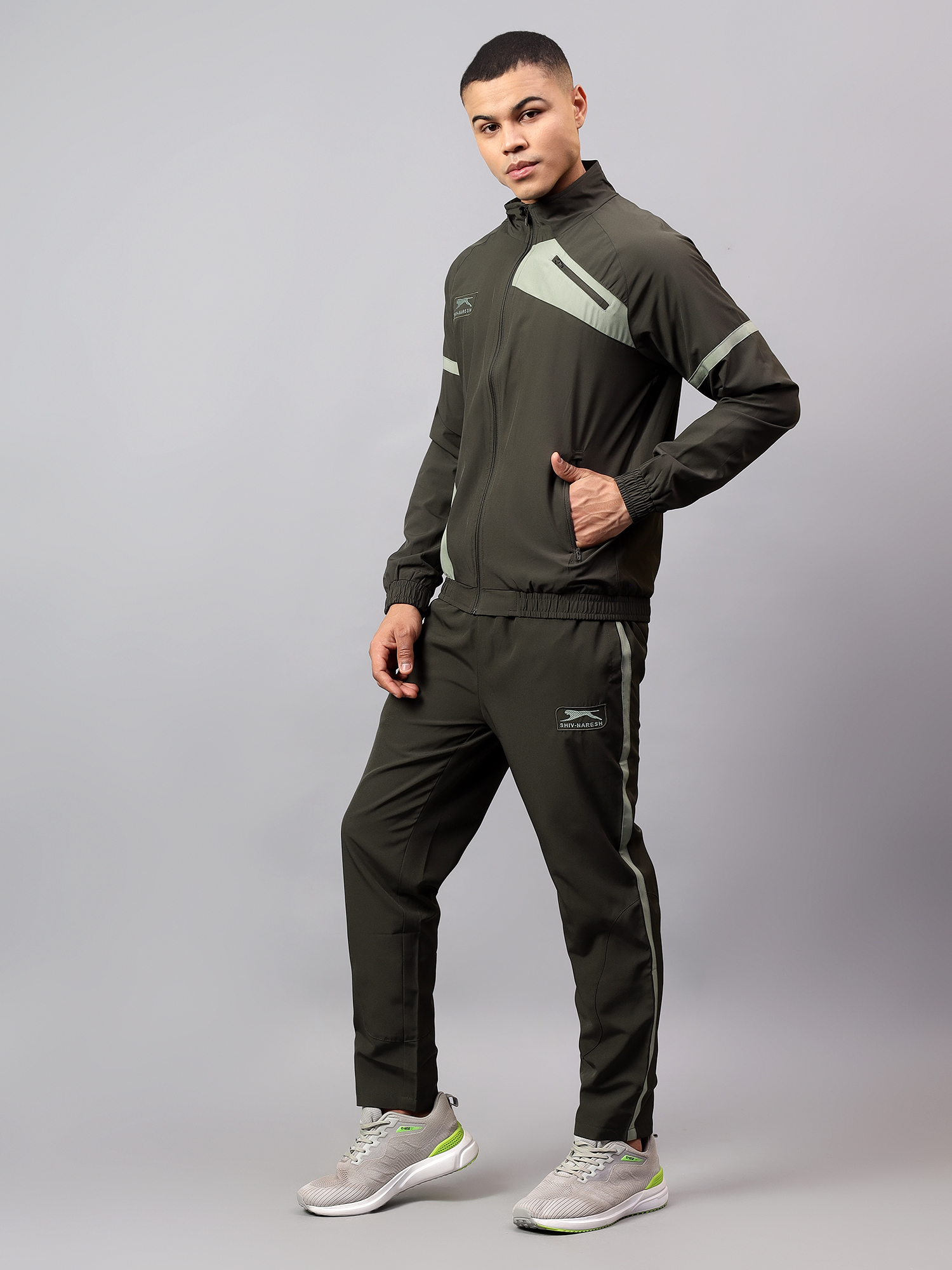 Men's Tracksuit  SNTSW109M-Olive/Pista-XXL