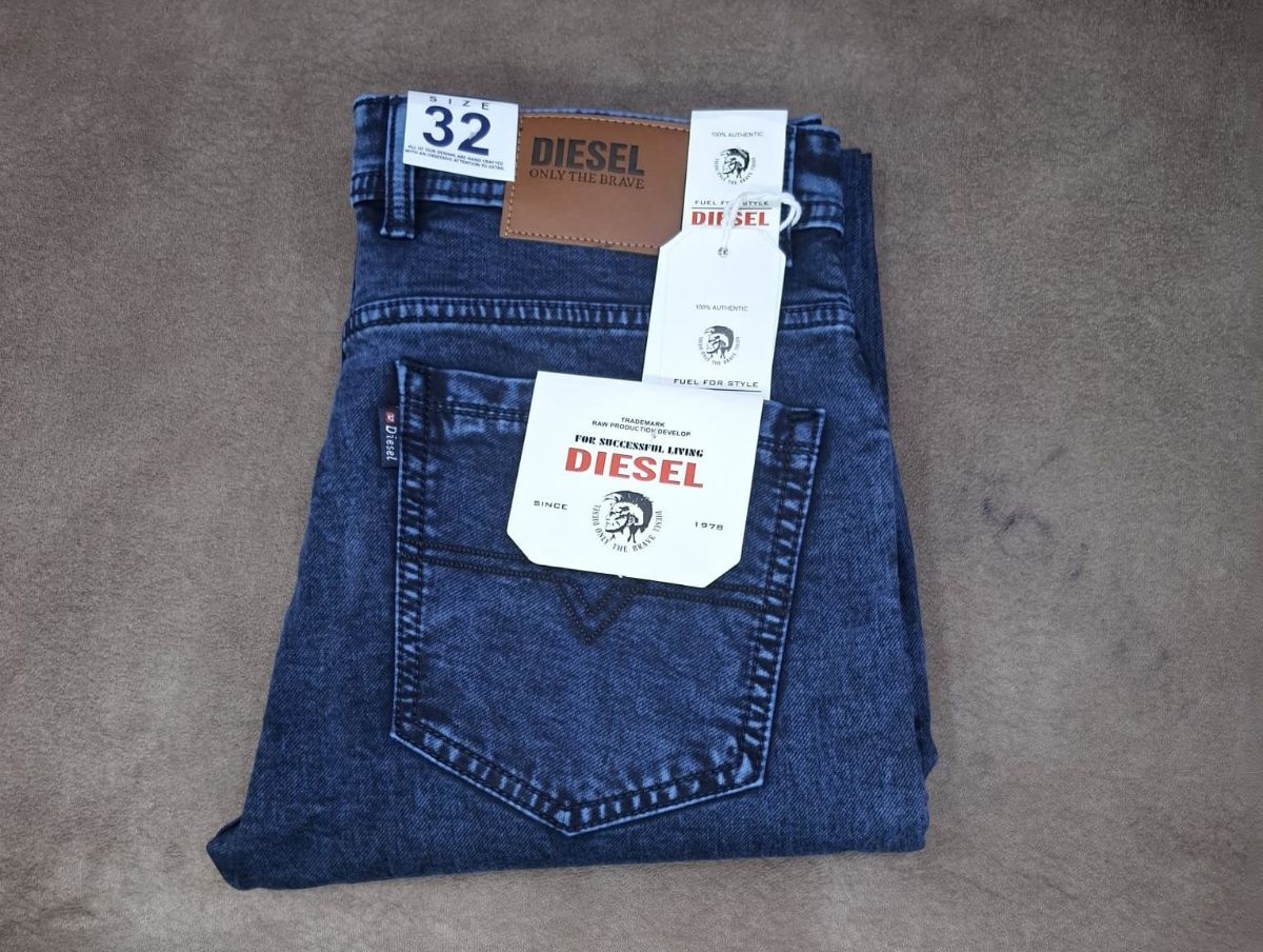 Men's Denim Jeans By Mac Hardy-Navy Blue