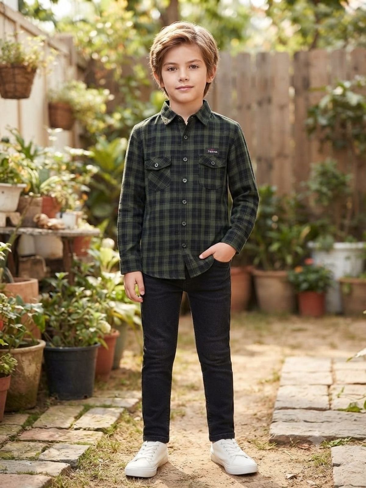 SG Fashion Kids Boys Shirts Set