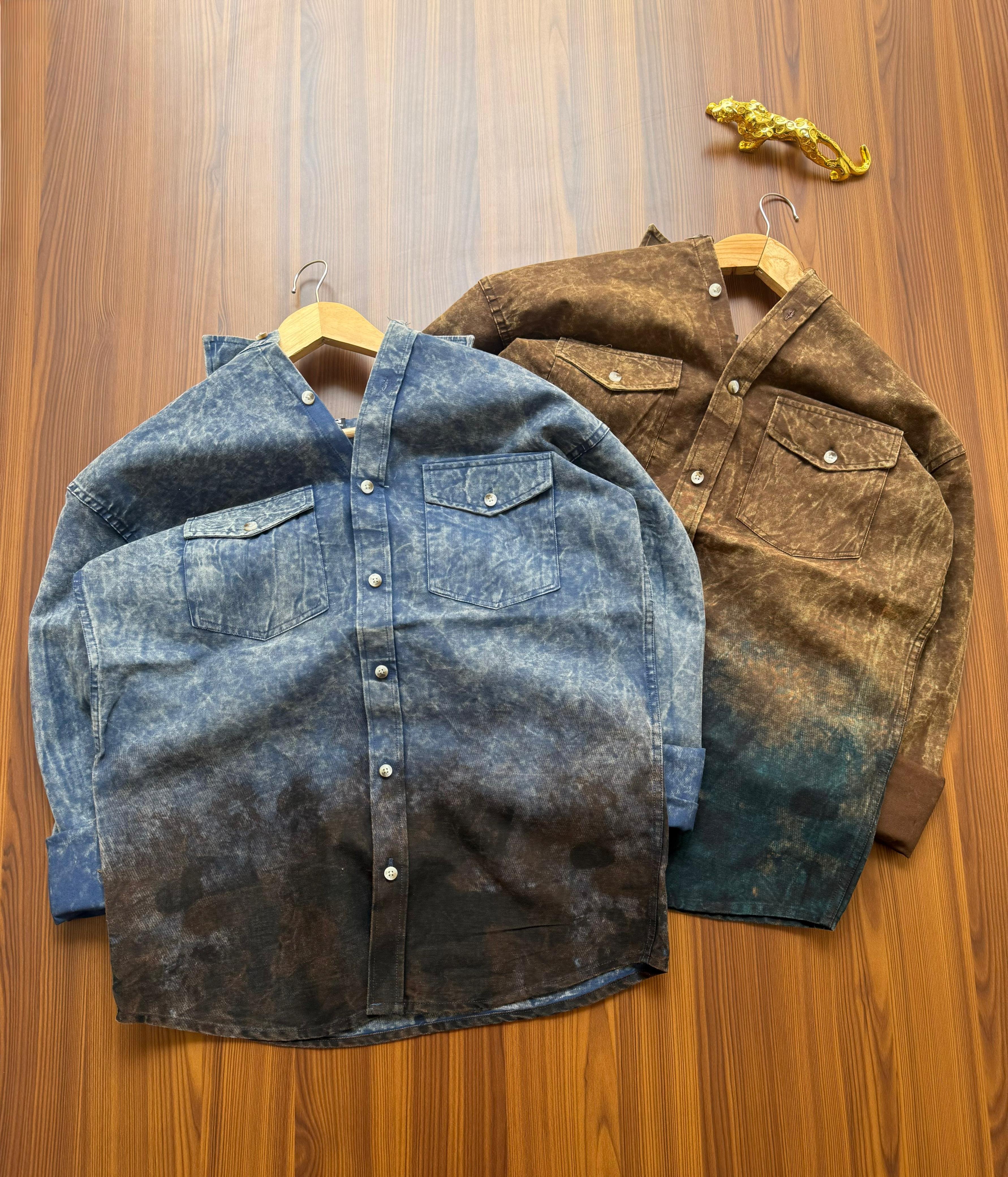 Men's Premium Quality Acid wash sulfur shirts
