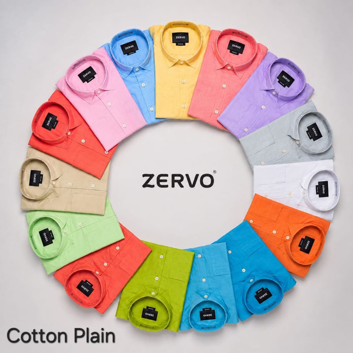 Zervo Men's TFO Cotton Oxford Shirts