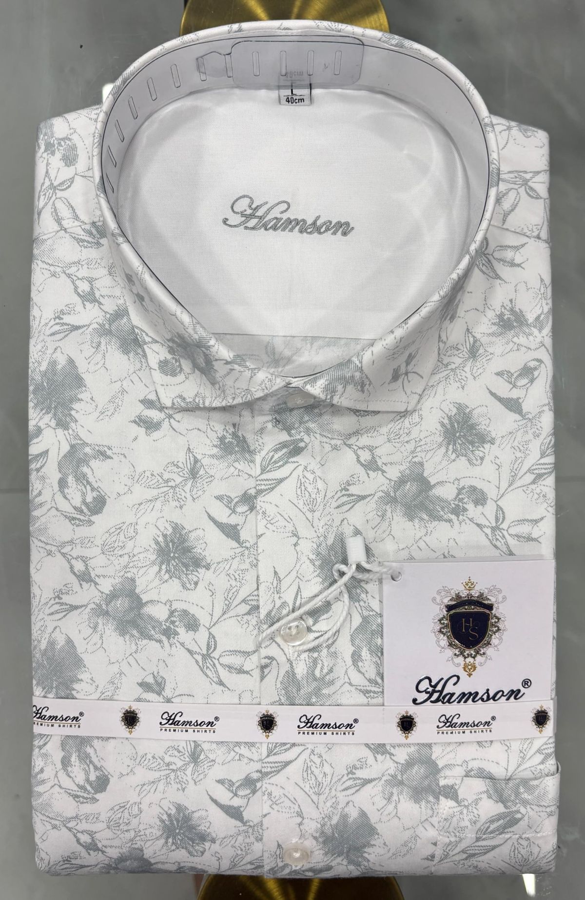 Hamson 100% Giza Cotton Printed  Men's Shirts