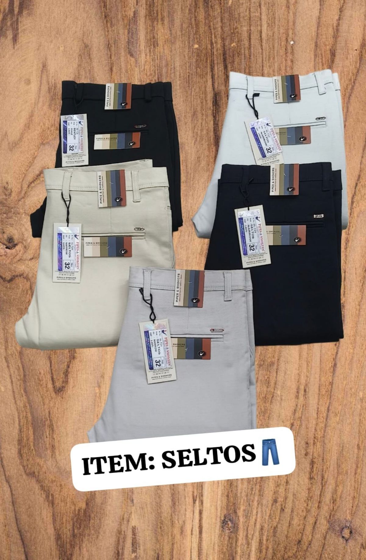 Pipe & Smokers Men's Cotton Trouser Pants- Seltos