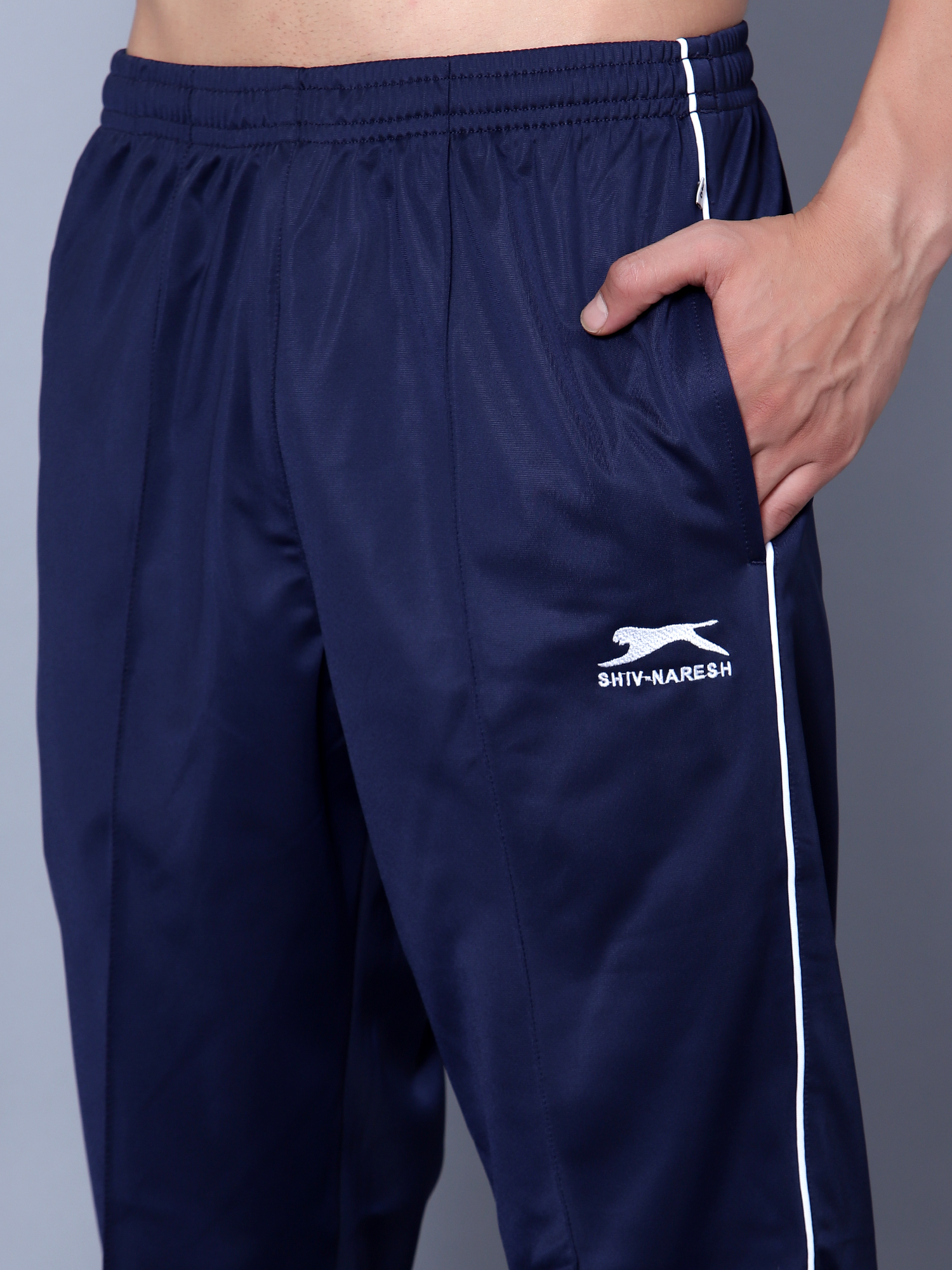 Men's Tracksuit  435A-TP-Navy/Red/White-L