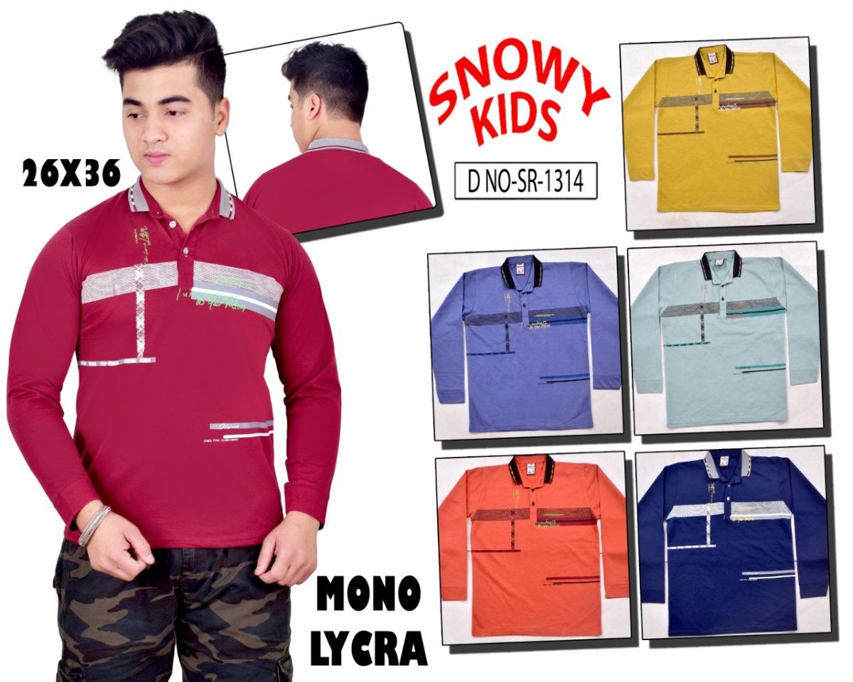 Kids Full Sleeve T-shirts - SR-1314