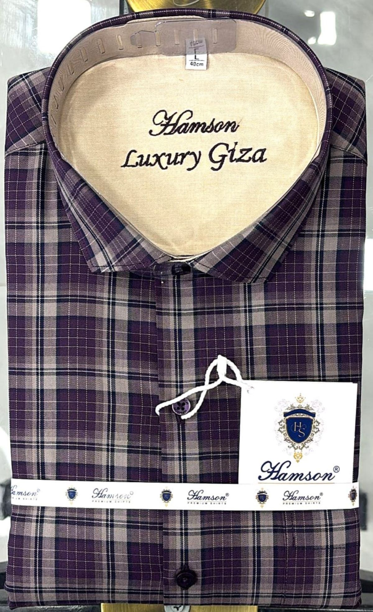 Hamson Italian Giza Cotton Shirts Checks