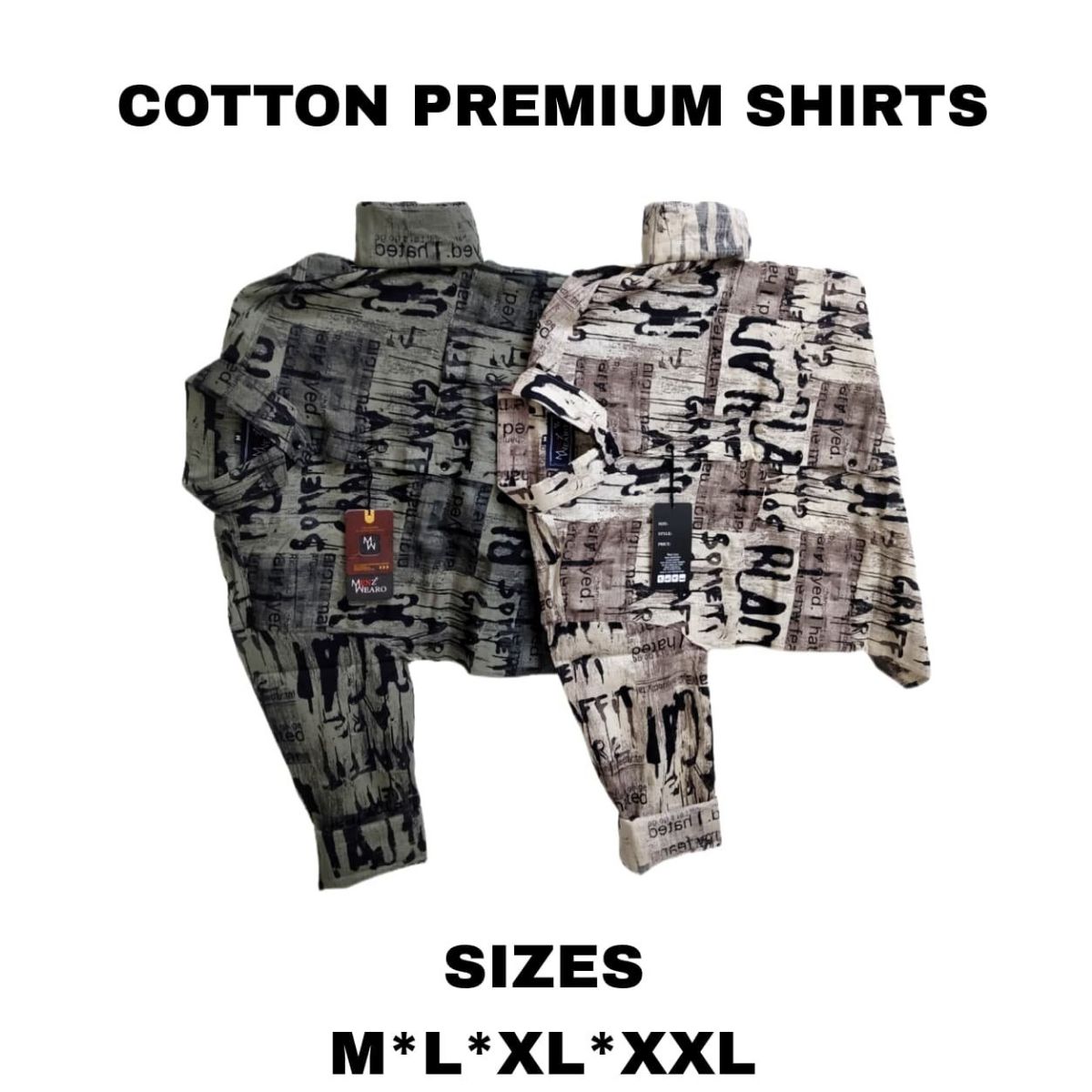 Menz Cotton Premium Quality Men's Printed Shirts