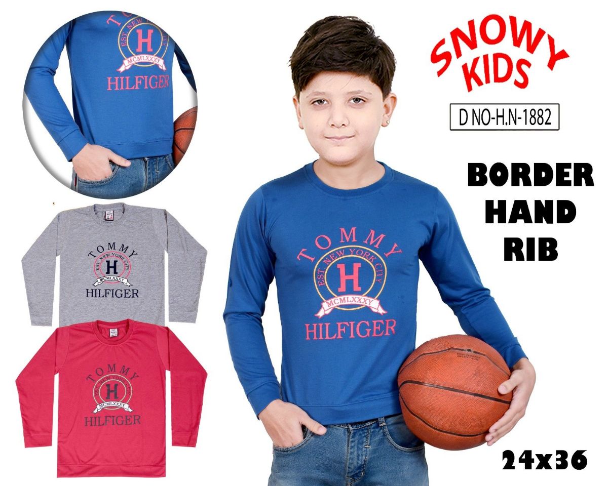 Kids Full Sleeve T-shirts - HN 1882