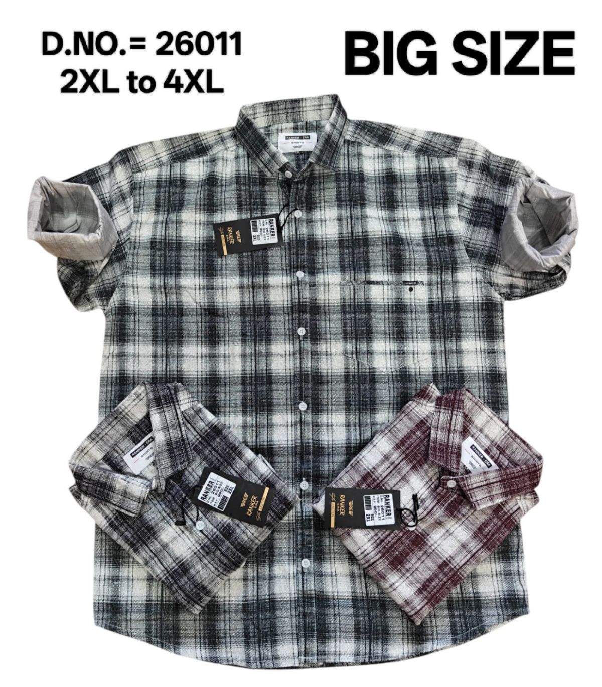 Ranker Men's Shirts- D No-26011
