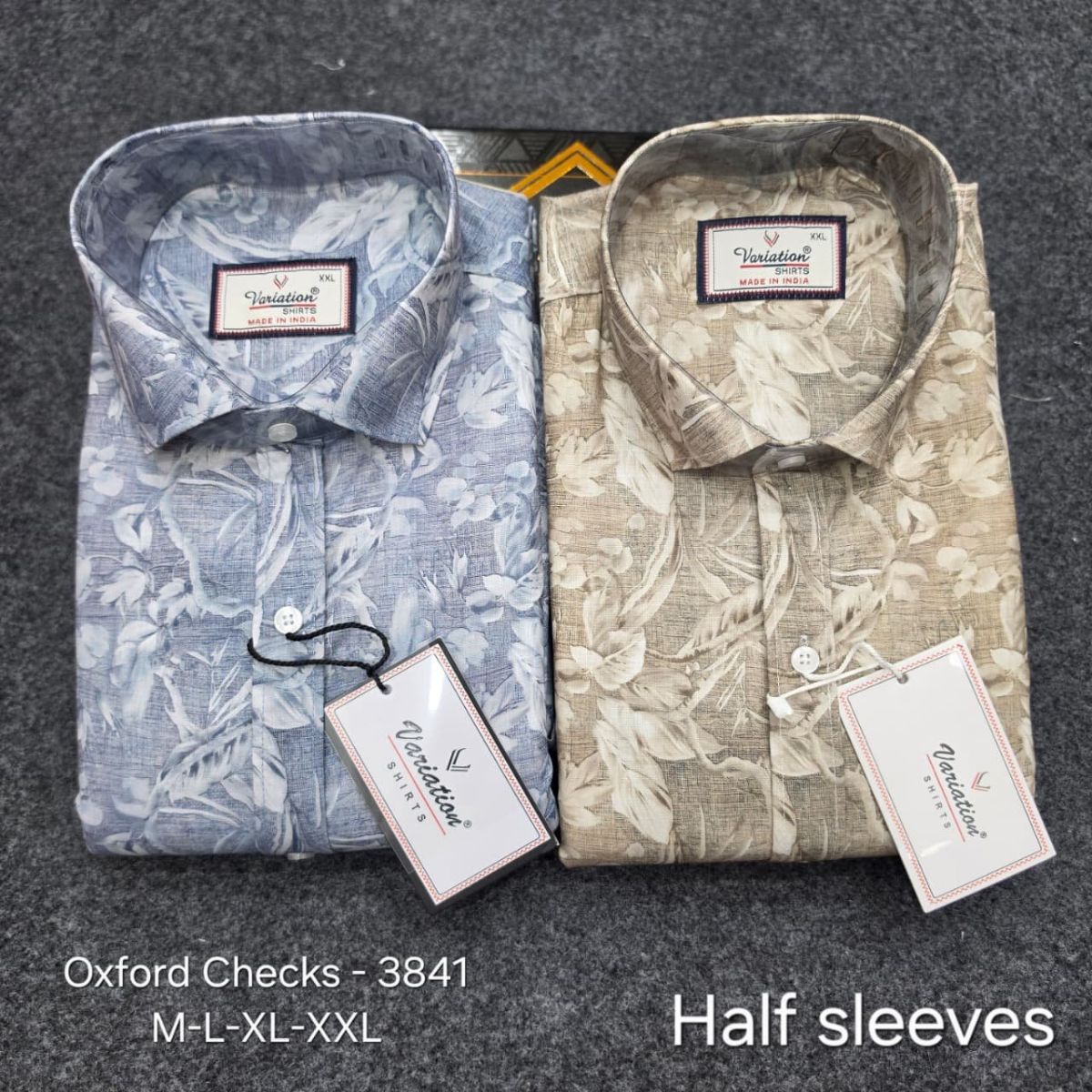 Variation Linen Printed Men's Shirts- 3841