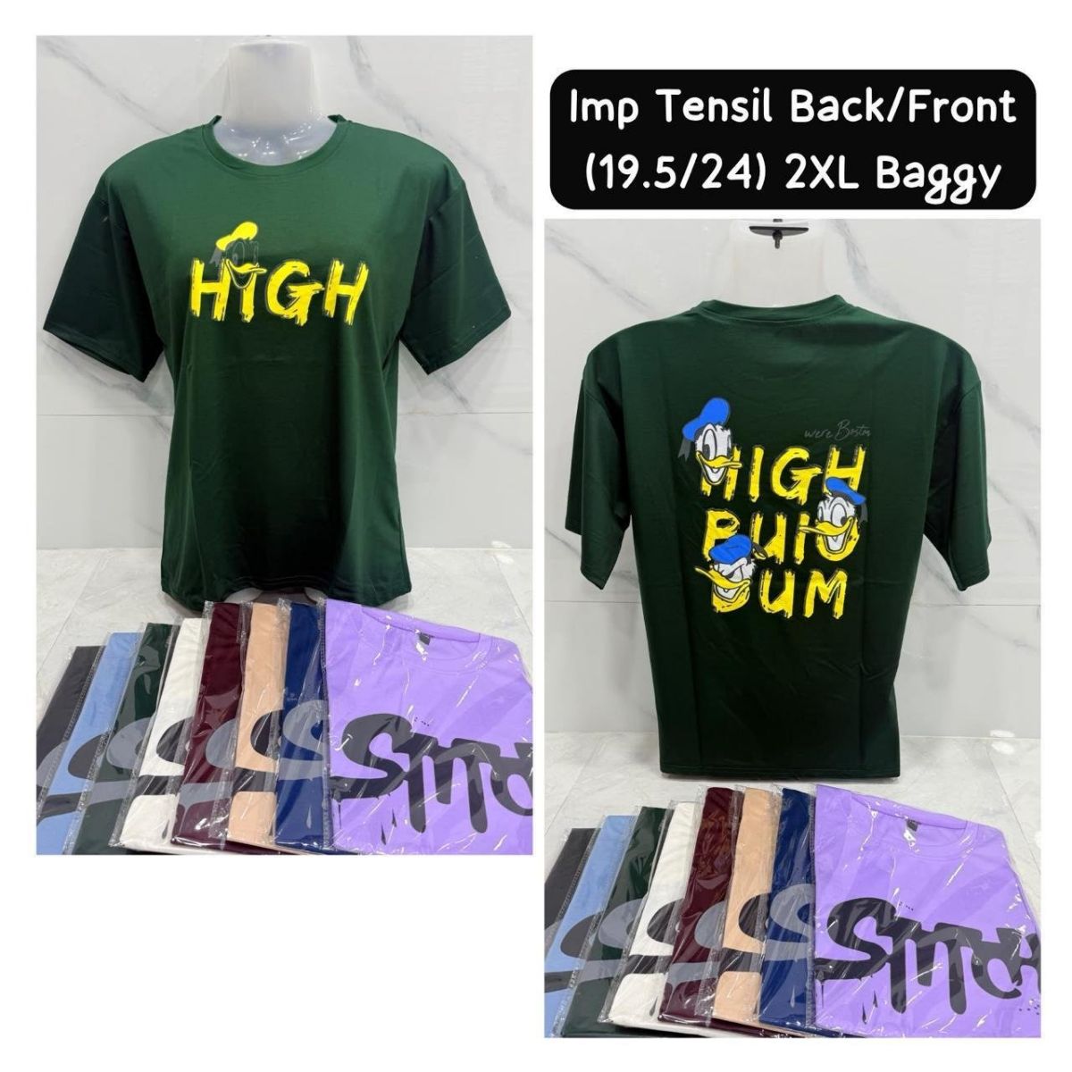 Women's Tencil 2XL Front Back T-shirts