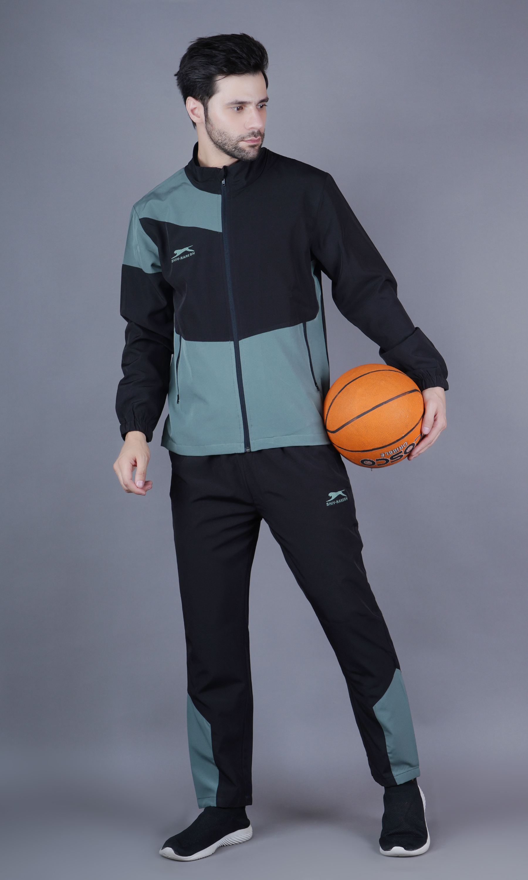 Men's Tracksuit  SNTSW108M-Black/Pista-XXL