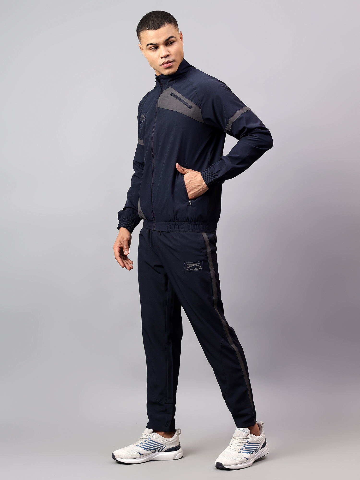 Men's Tracksuit  SNTSW109M-Navy/Dark Grey-S