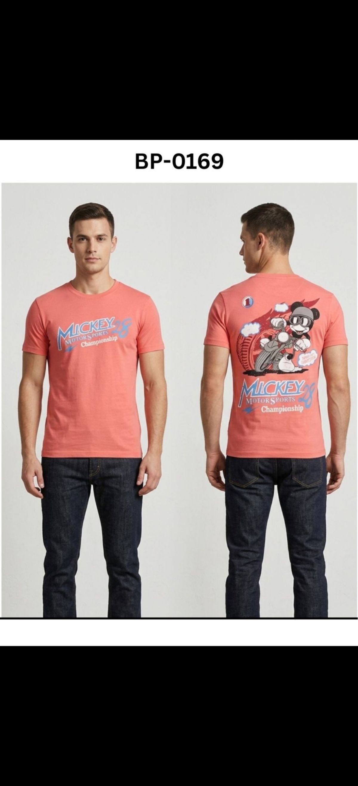 TOMHIDDLE MENS PRINTED T-SHIRT- A4-BP-0169