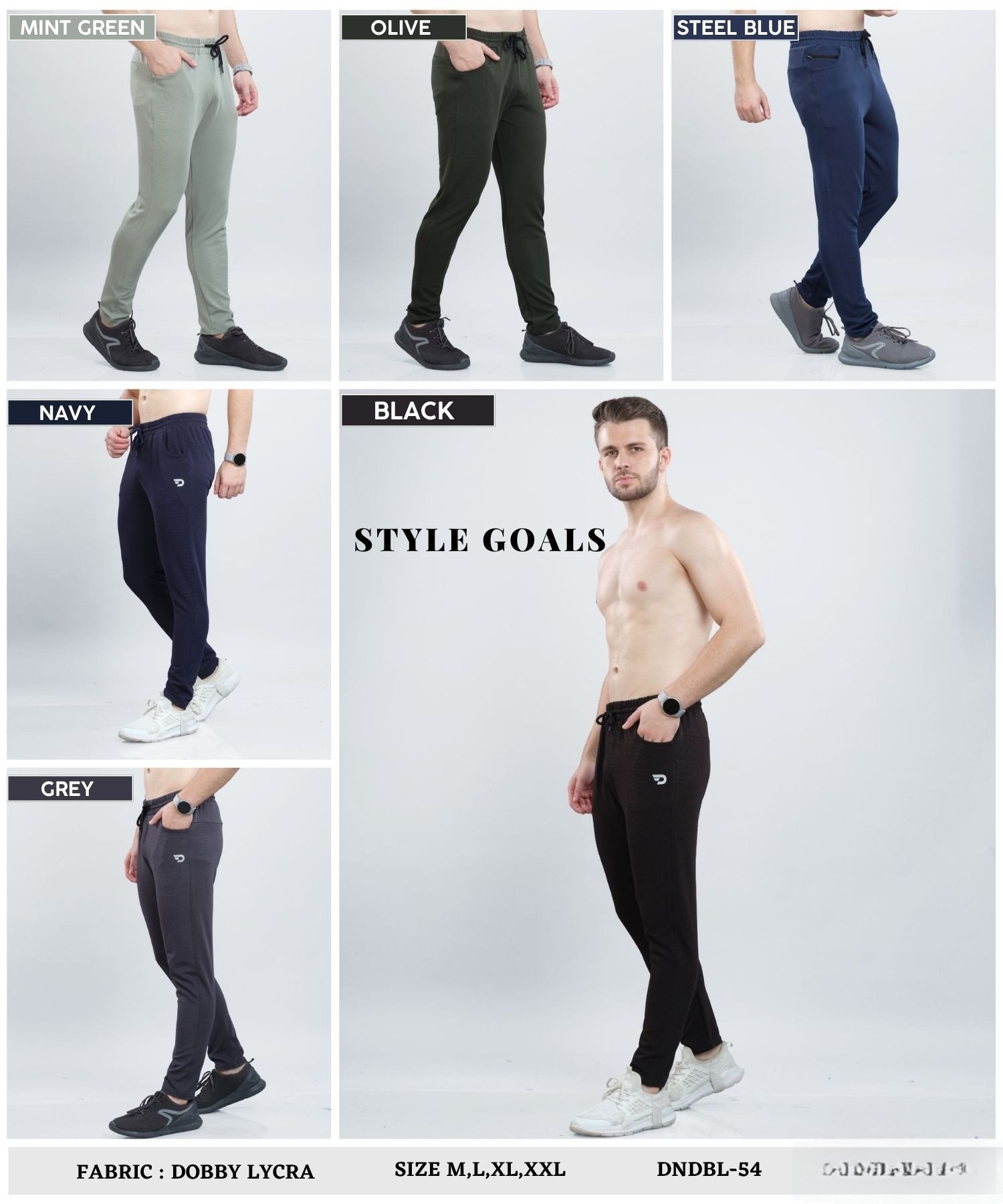 Imported Dobby Lycra TrackPant(280 GSM)