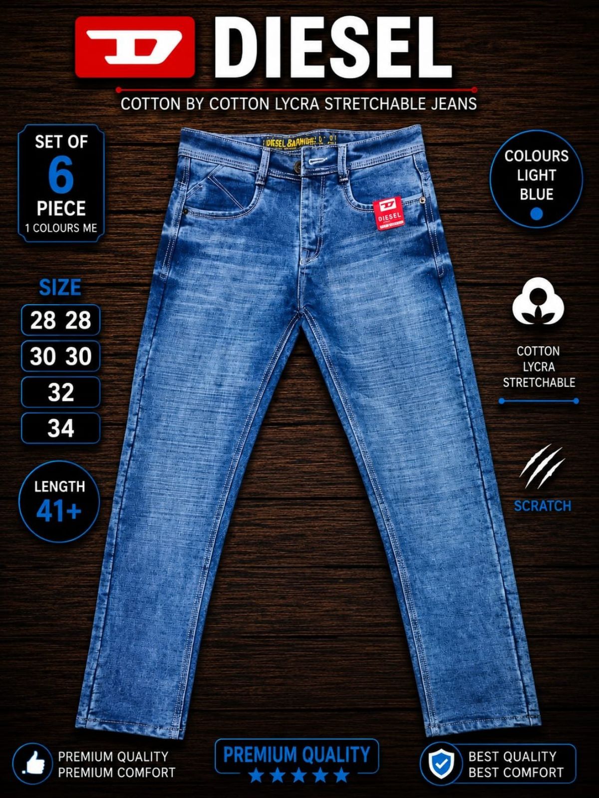 Updry Men's Denim Jeans