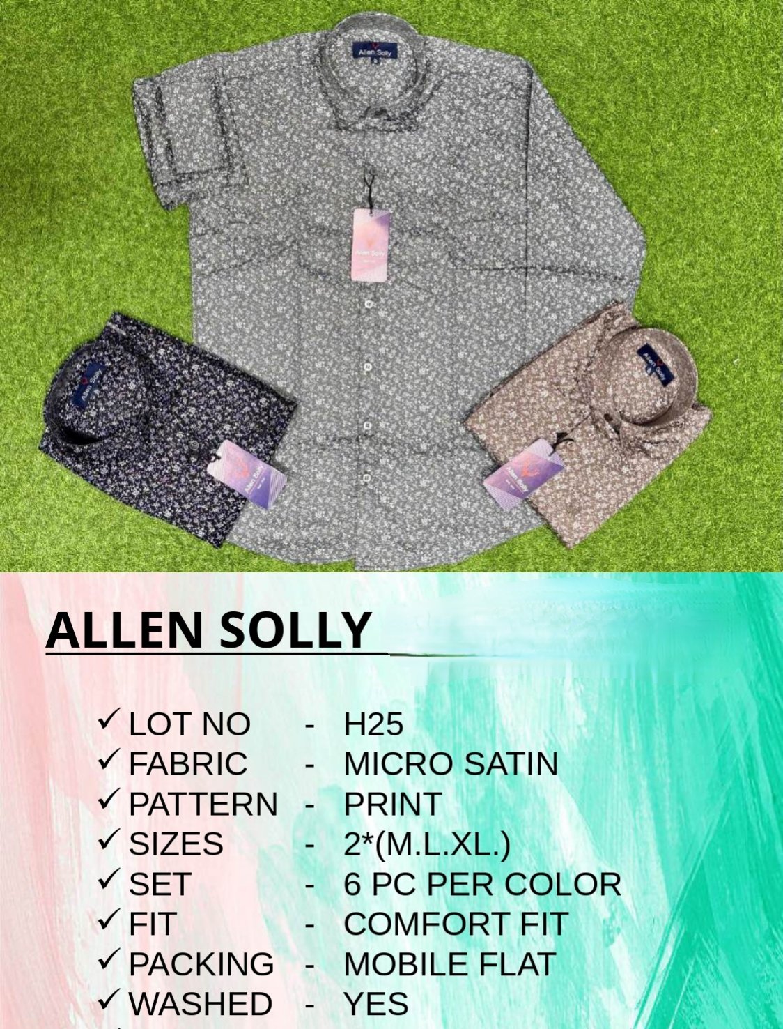 Men's Shirts- ALLEN SOLLY