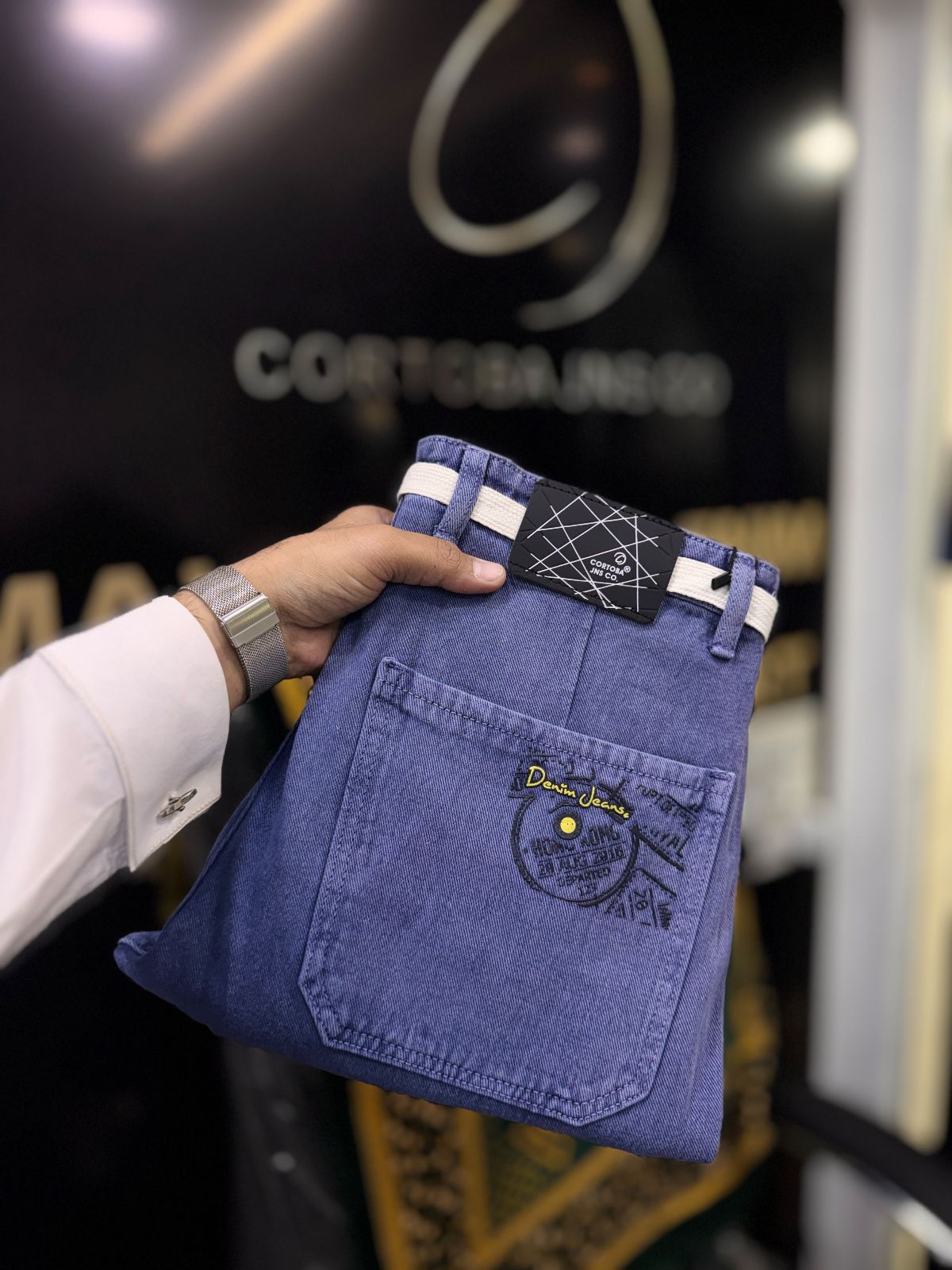 Cortoba Men's Acru Premium RFD Jeans