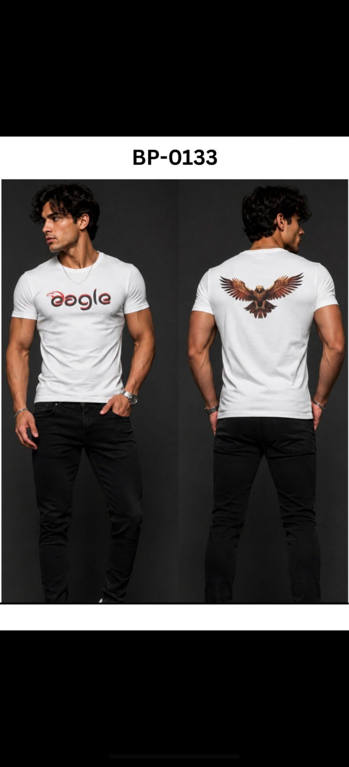 TOMHIDDLE MENS PRINTED T-SHIRT- A4-BP-0133