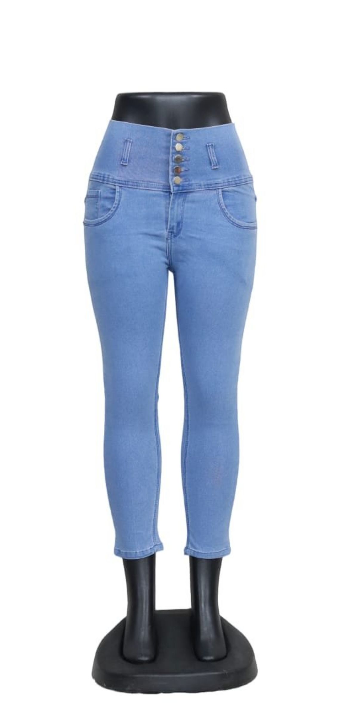 Women's 5 Button Jeans- Yi79
