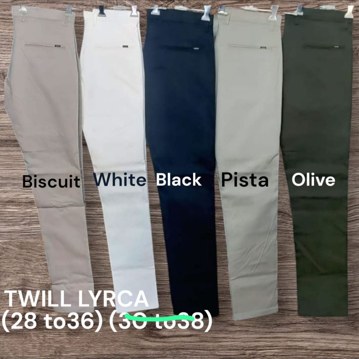 Men's Premium Twill Lycra Formal Pants