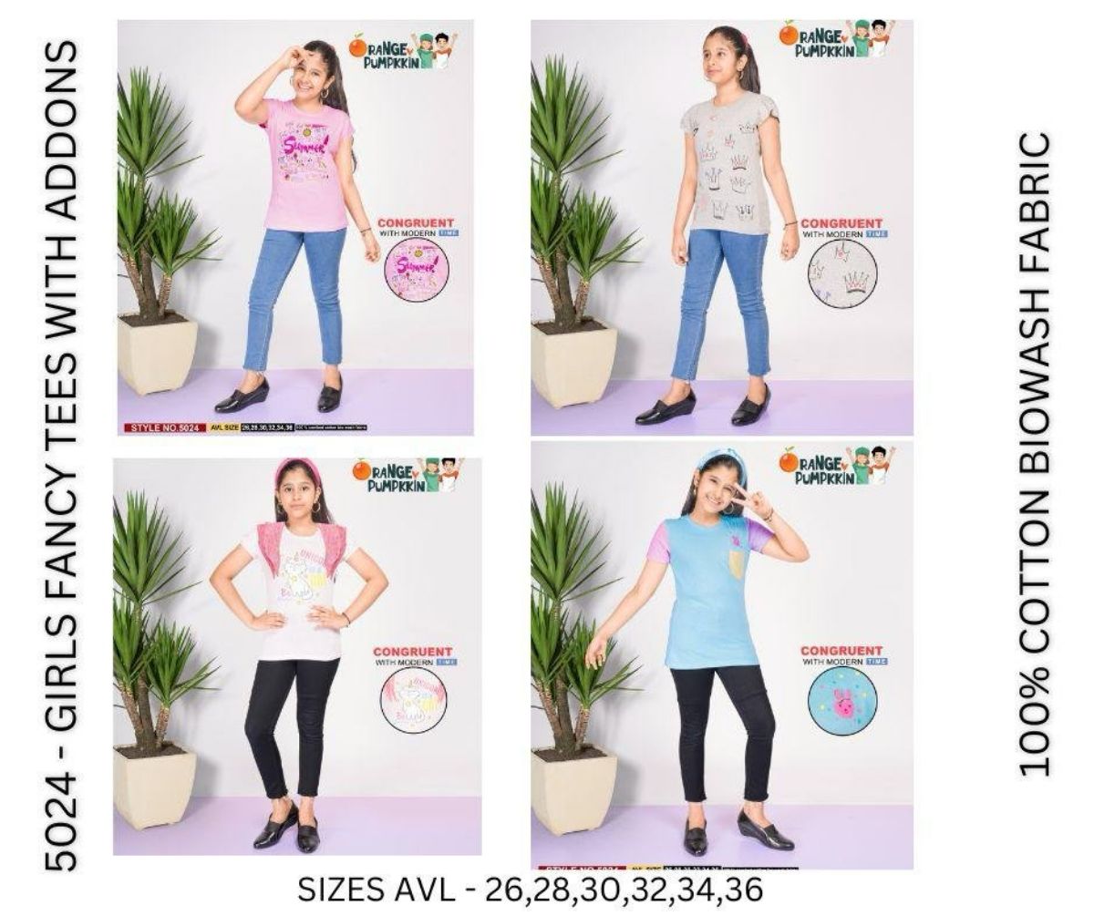 Kids Girls T-shirts Set (32-36)