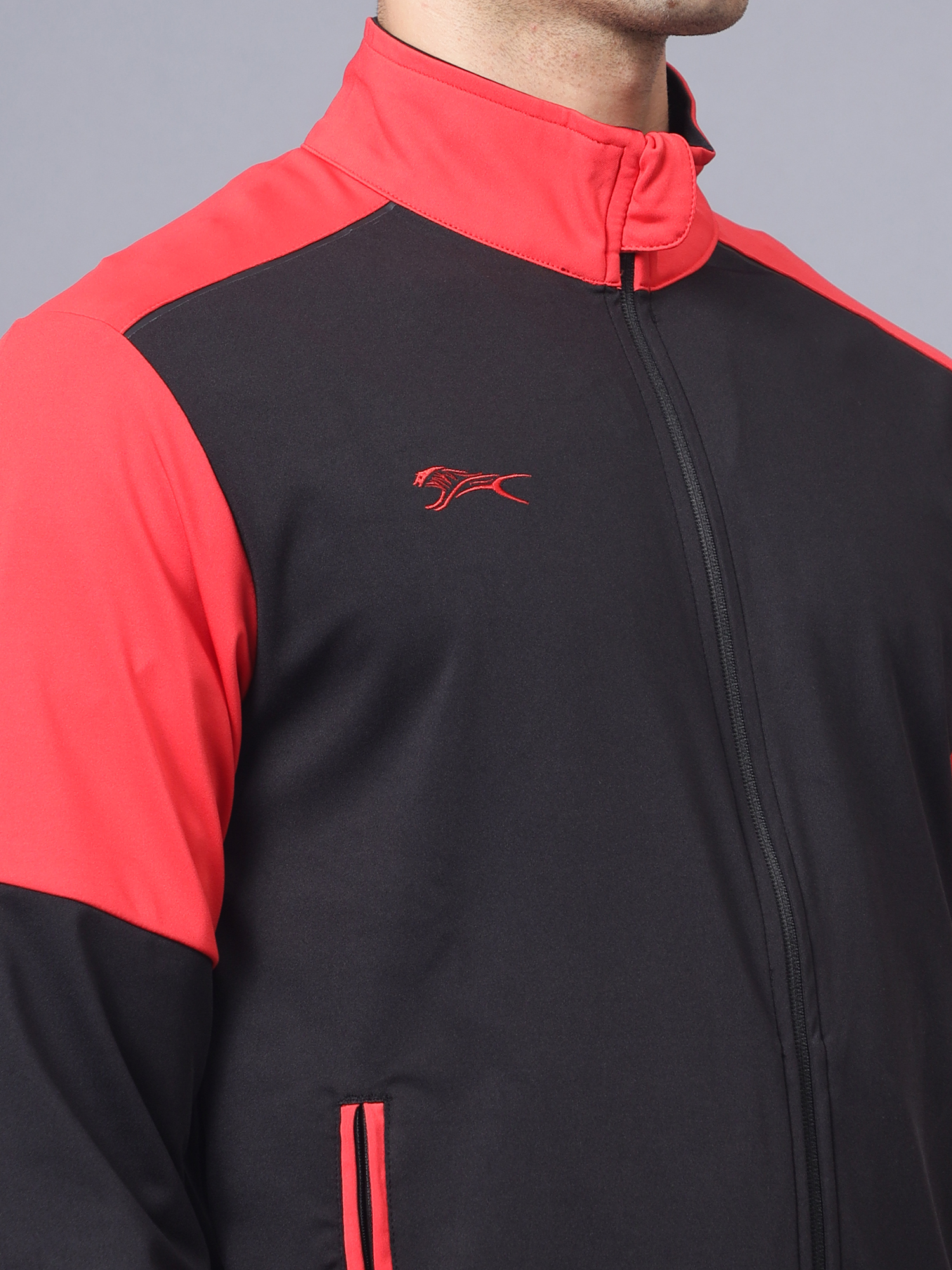 Men's Tracksuit  SNTSW111M-Black/Salsa-M
