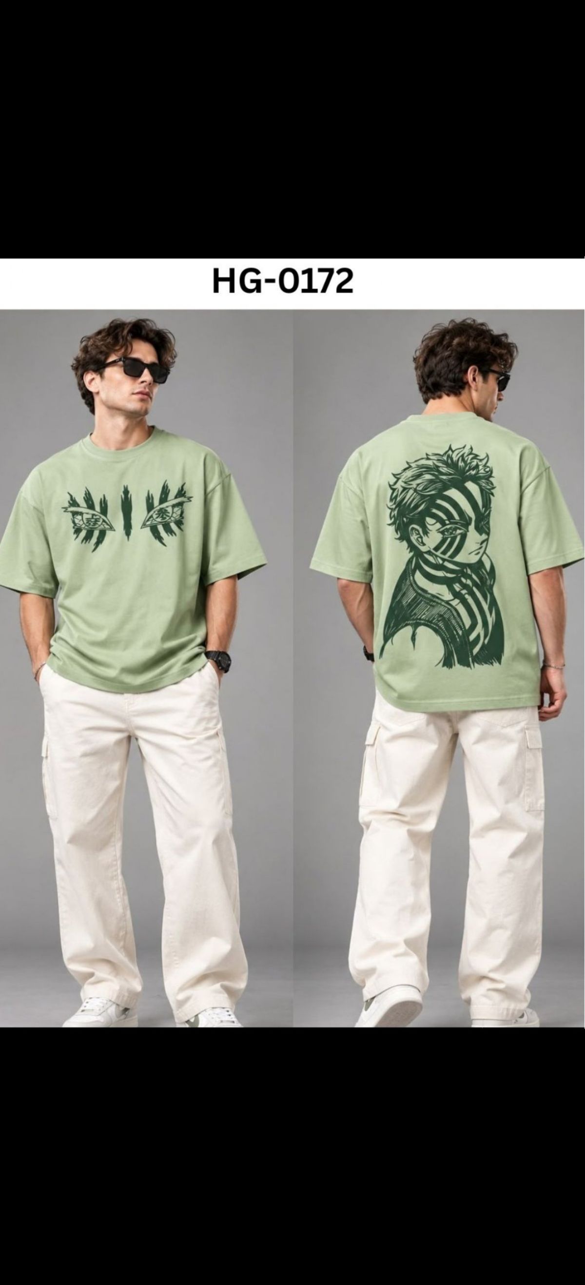 TOMHIDDLE MENS PRINTED DROP SHOULDER T-SHIRT- A4-HG-0172