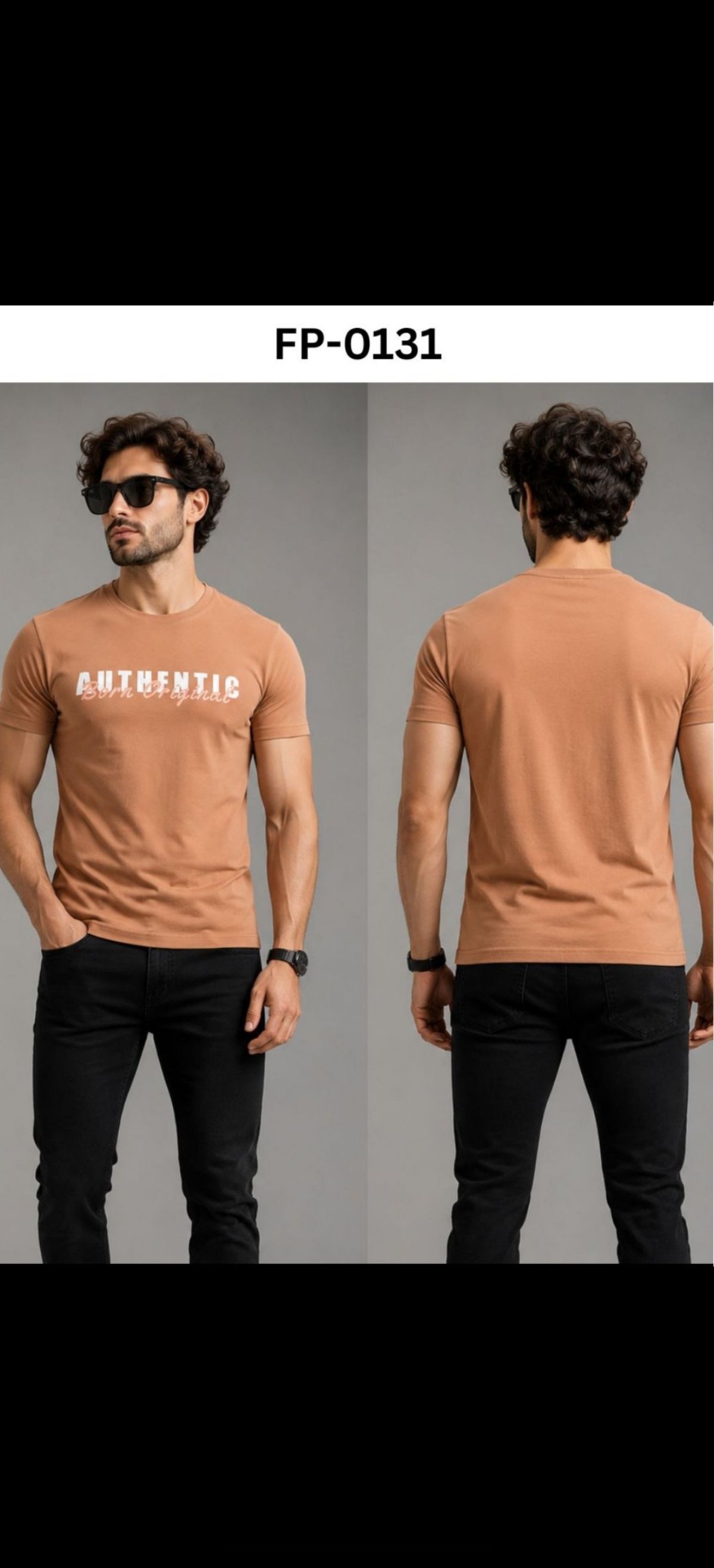 TOMHIDDLE MENS PRINTED T-SHIRT- A6-FP-0131