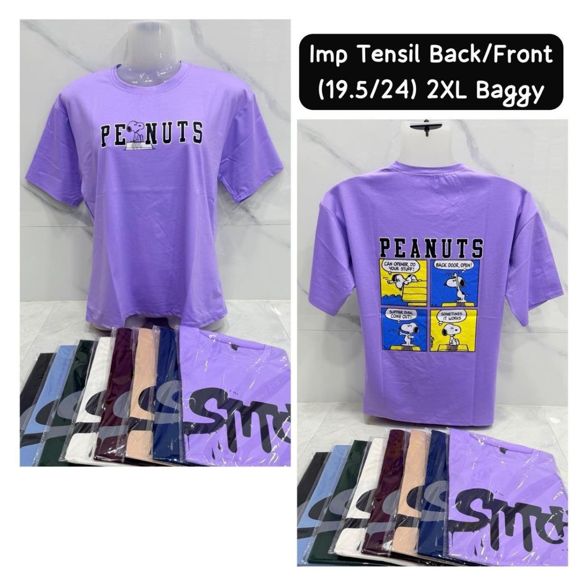 Women's Tencil 2XL Front Back T-shirts