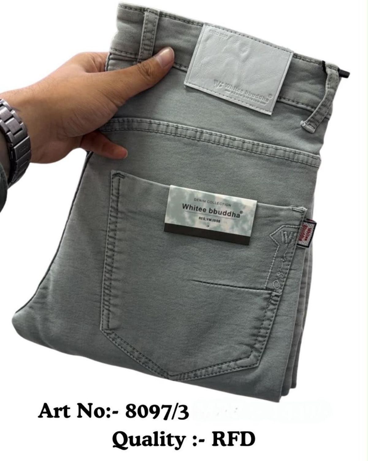 Whitee Budhha Men's Denim Narrow Fit Jeans -8097/3