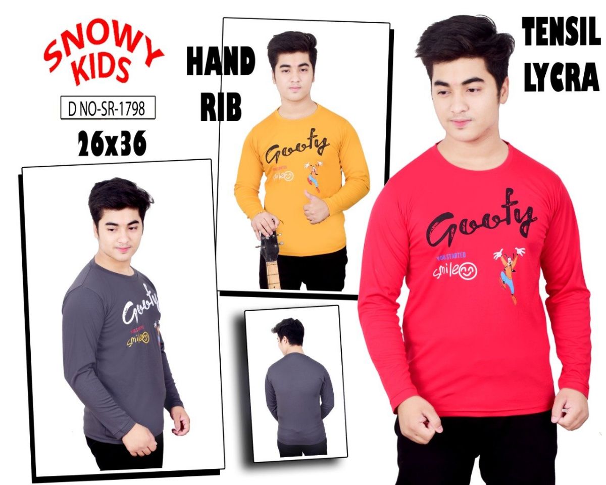 Kids Full Sleeve T-shirts - SR 1798
