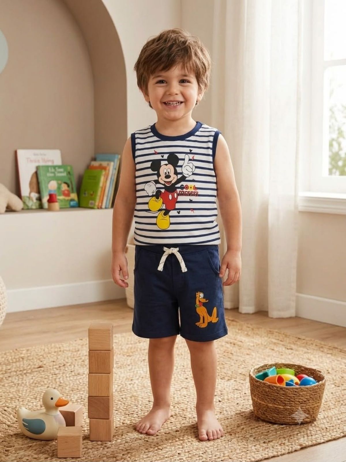 kids unisex fancy set 100% cotton  Half sleev