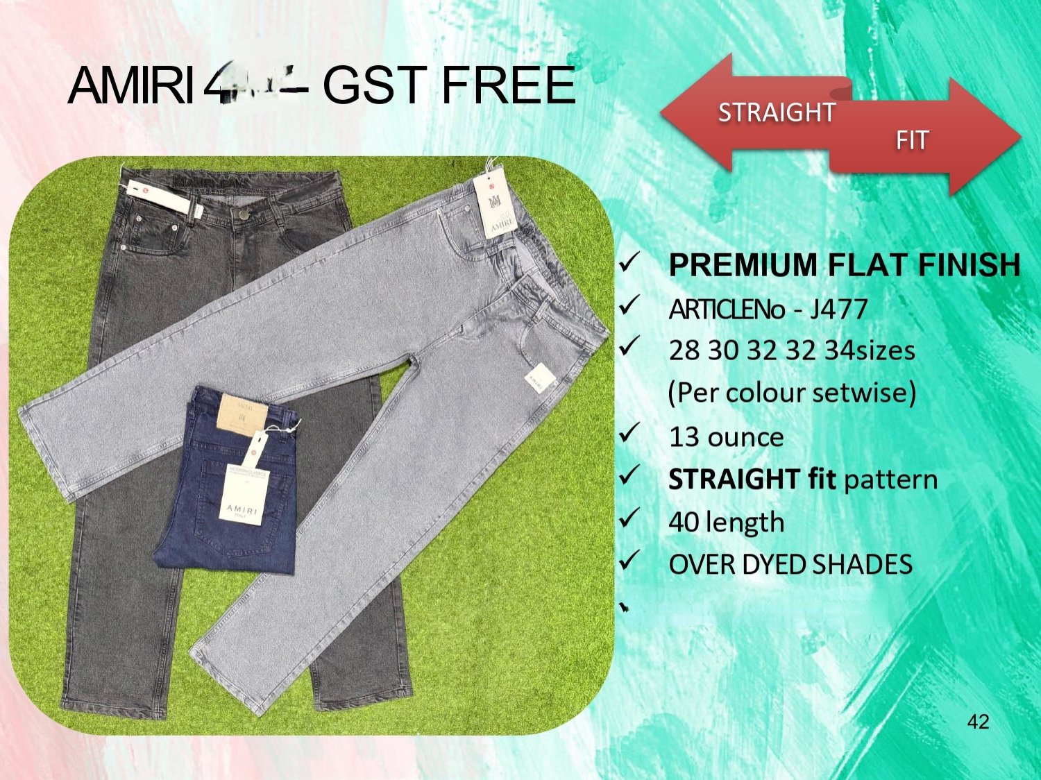 Men's Denim Jeans- AMIRI