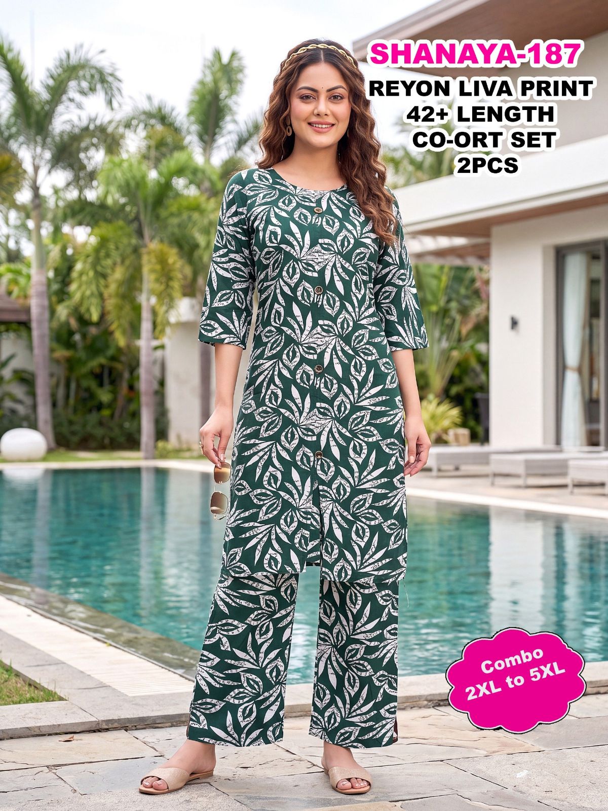 Shree Surbhi Women's Ethnic Wear Co-ord Set- Shanaya-187