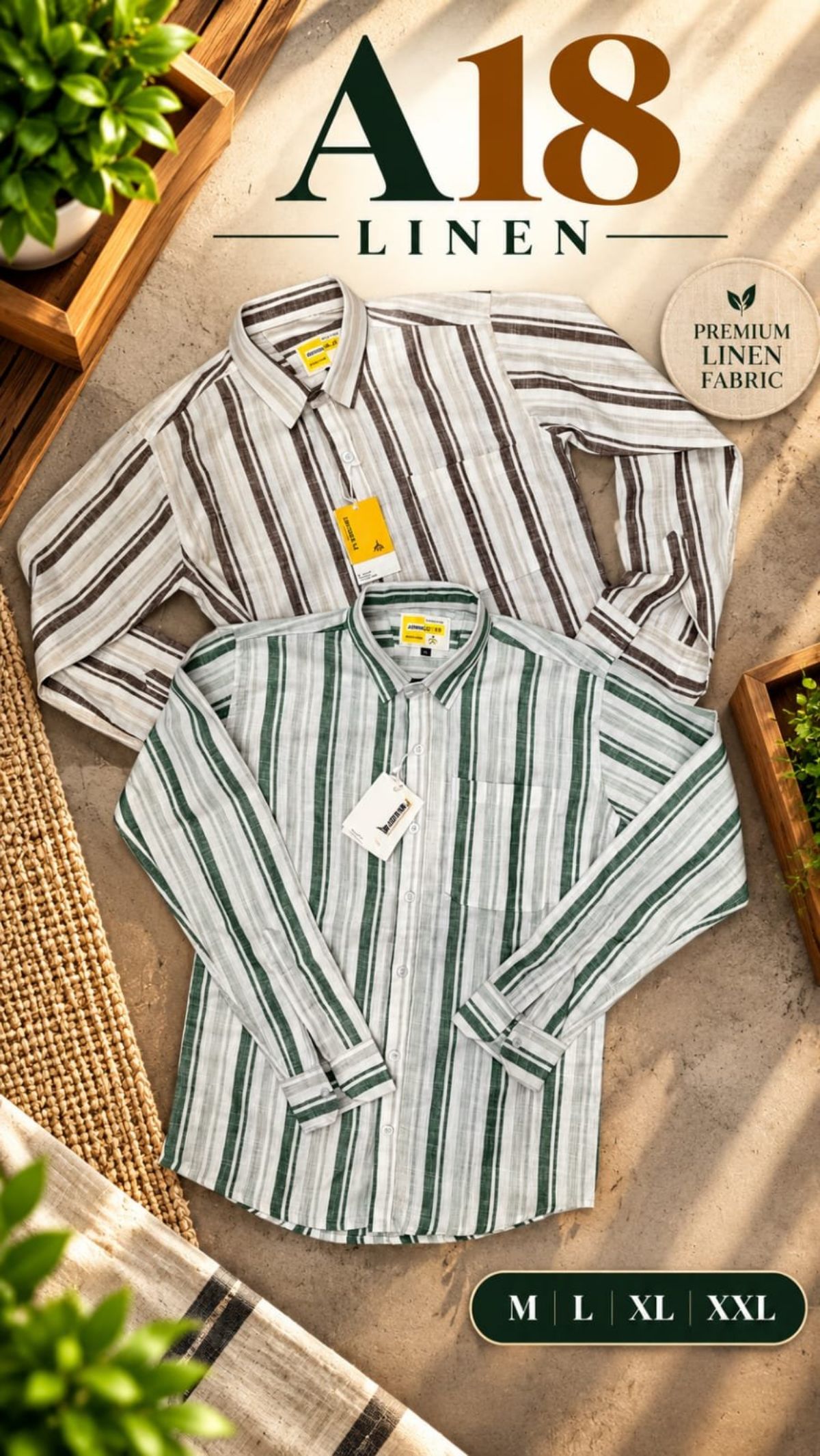 Men's Stripe Checks