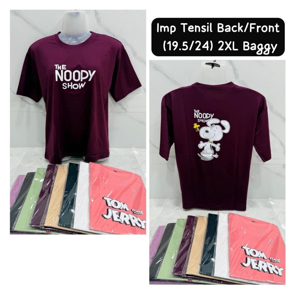Women's Tencil 2XL Front Back T-shirts