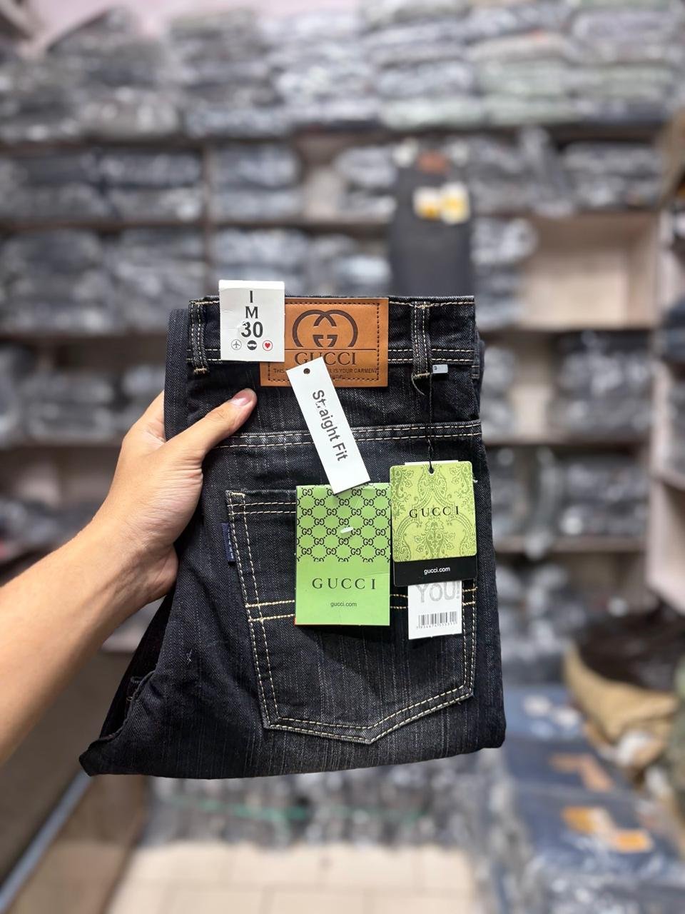 Men's OD slub Jeans  Straight fit