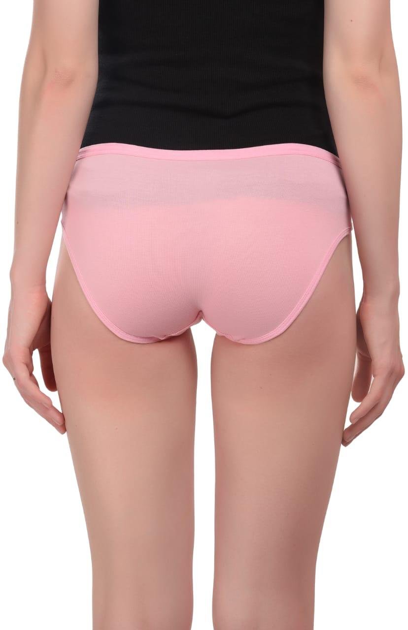 Teusy Woman Low Waist Maternity Panty set-Pink
