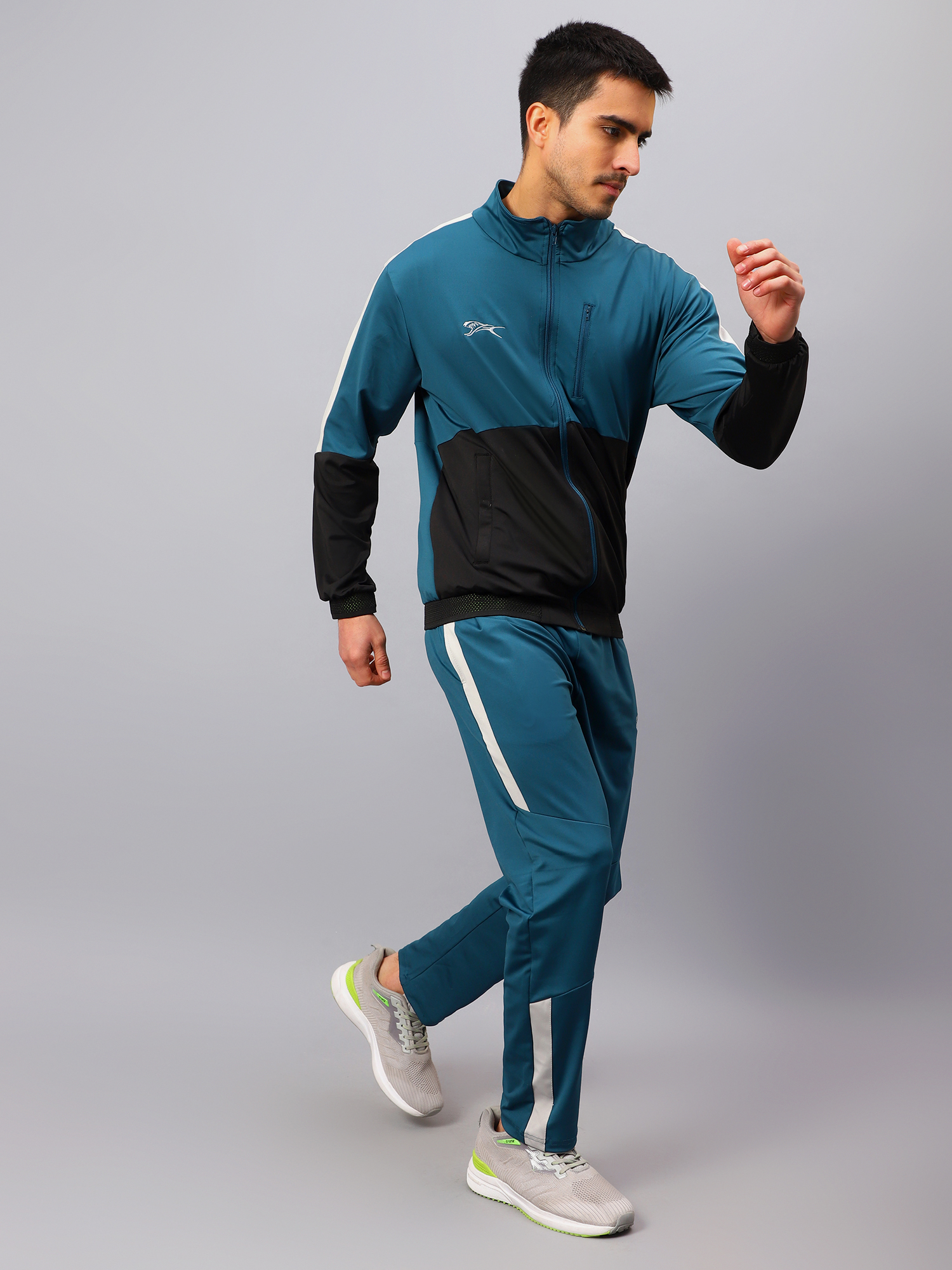 Men's Tracksuit  SNTSW104M
-Air Force/Black/Light Grey-S