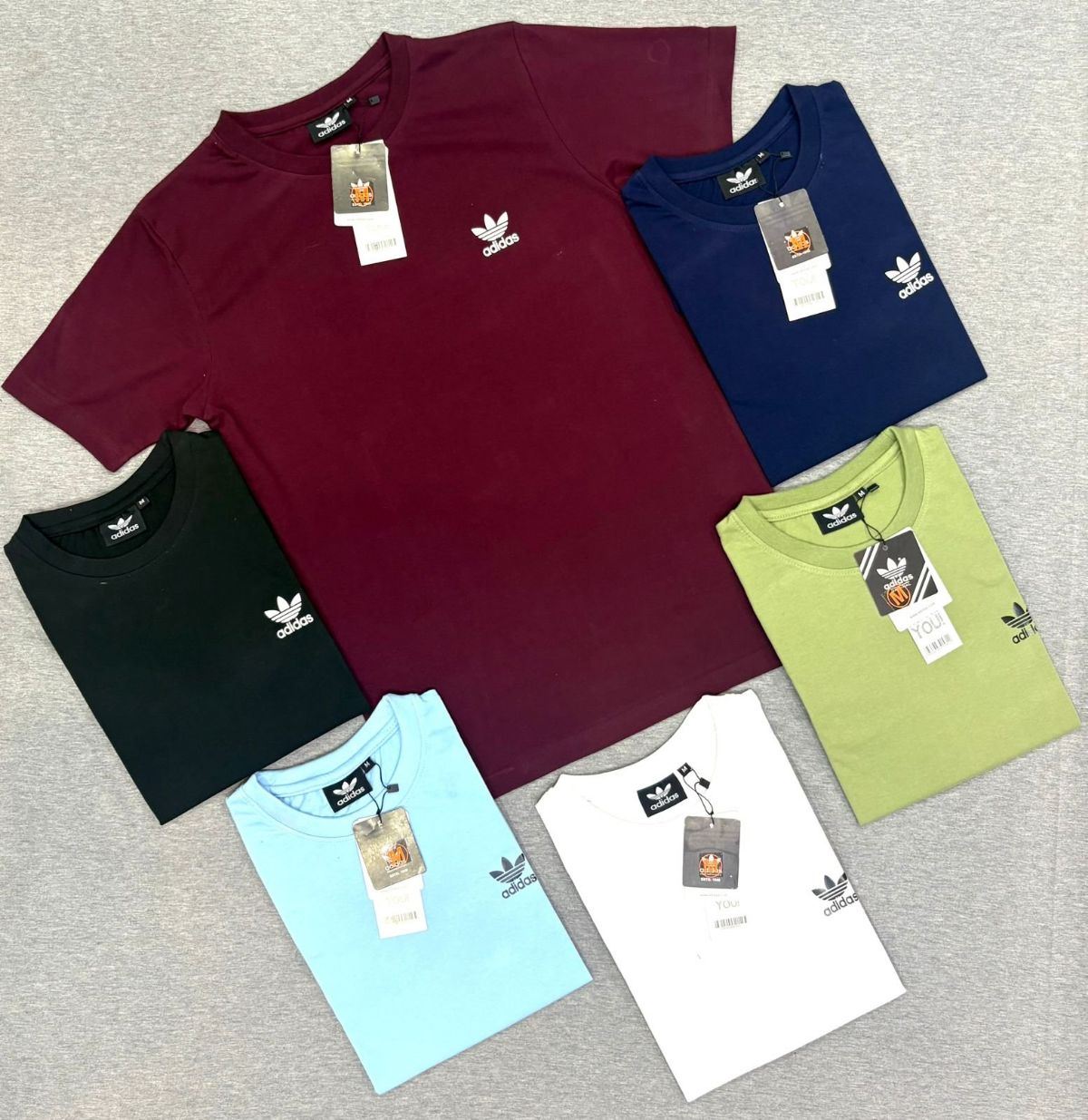 Men's Cotton Half Sleeves T-shirts -Adidas