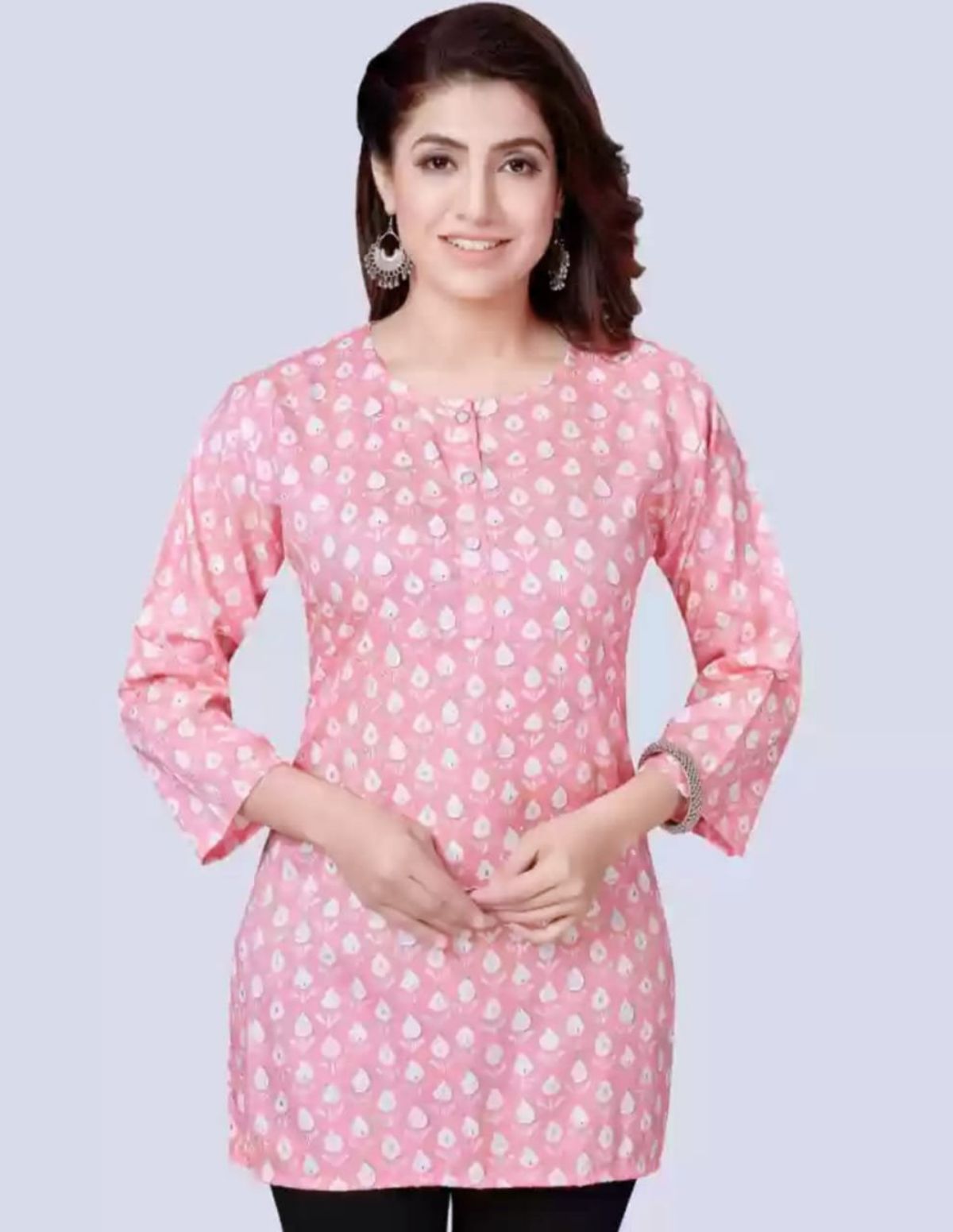 Printed Shorts Kurti