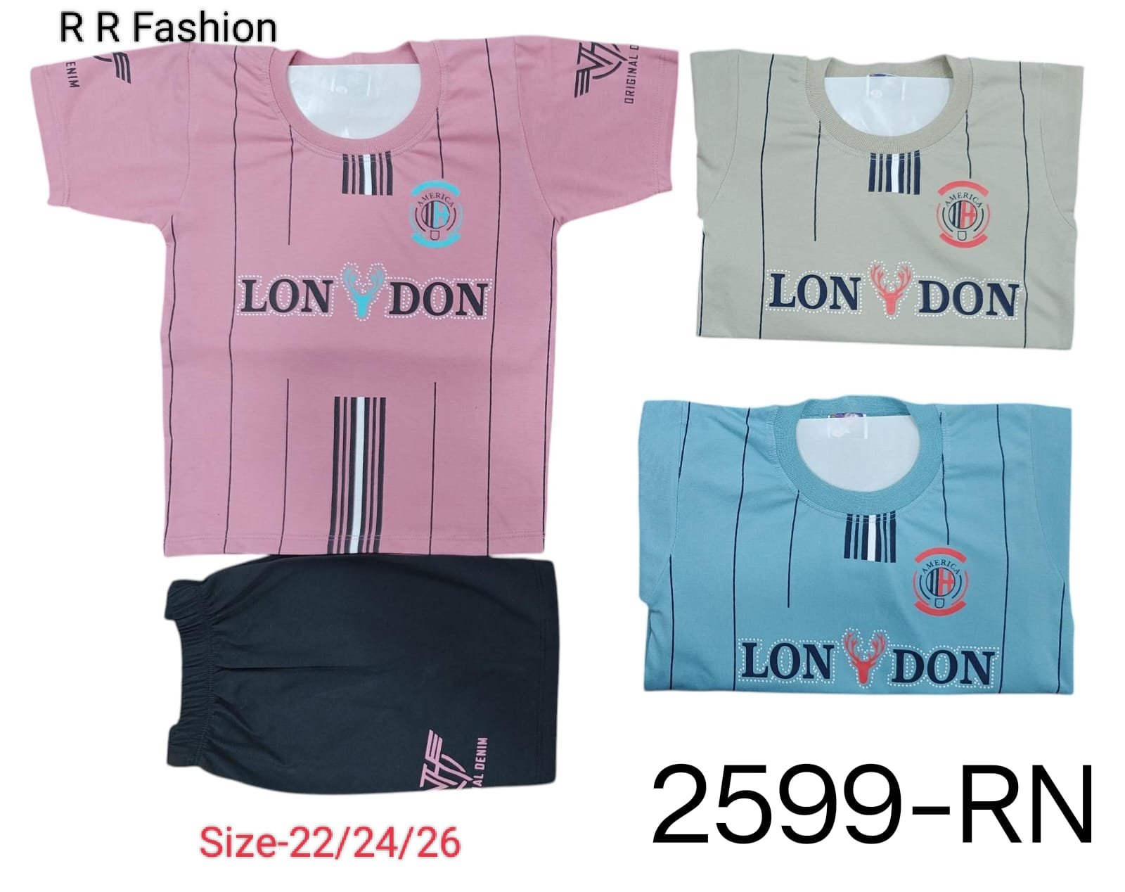 R R FASHION- Kids Clothing Set - 2599-RN