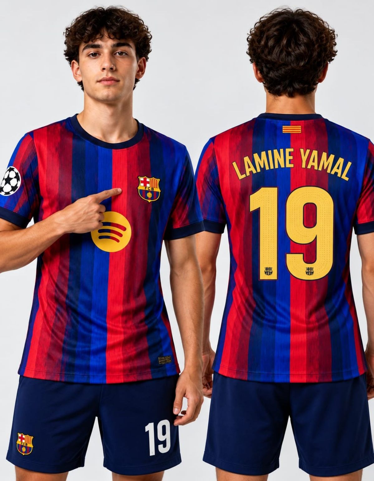 Men's Football Jersey Front & Back Sleeve Round Neck
