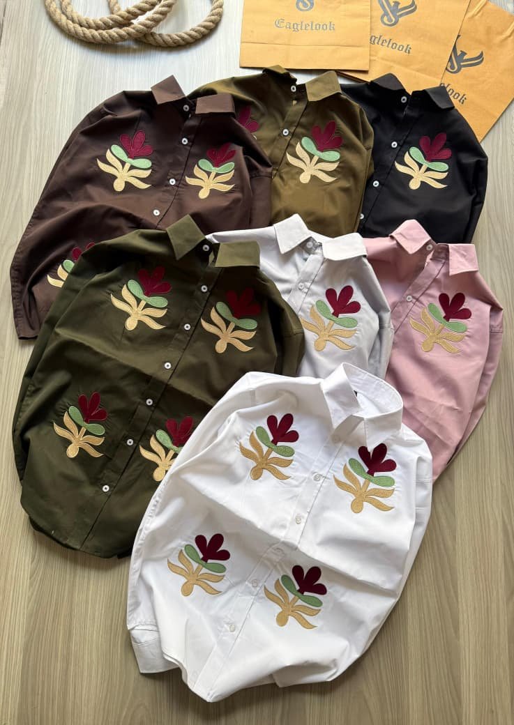 Men's Premium Quality Restlock embroidery work Shirts