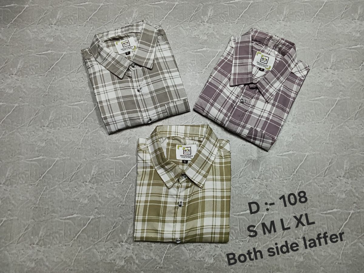 Shree Yash Both Side Laffer Men's Shirts - 108
