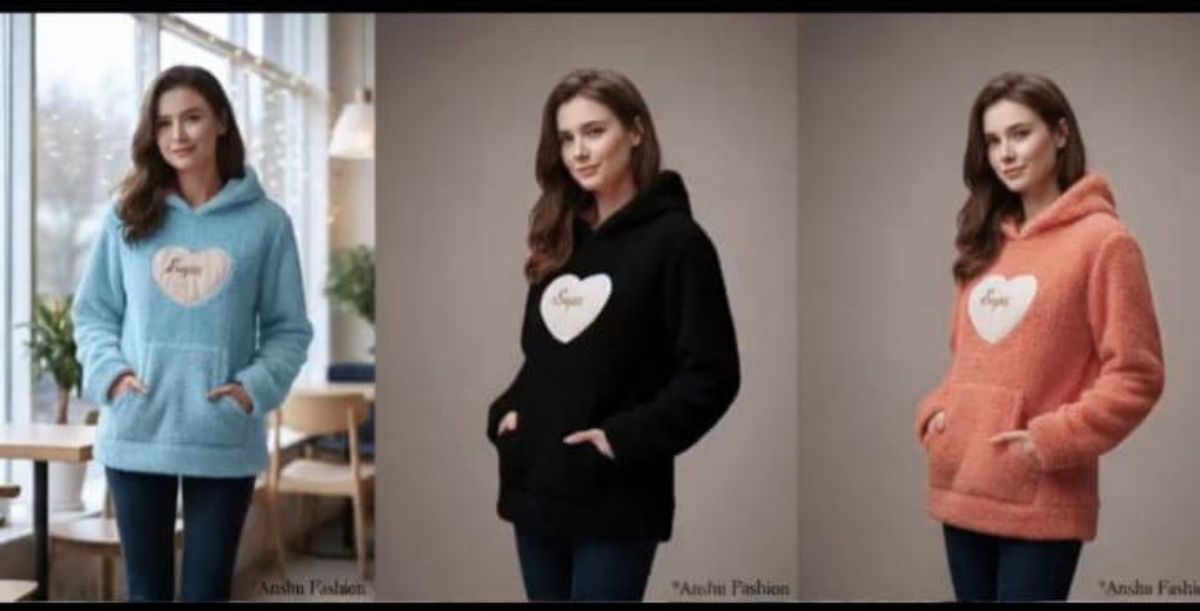 Women's Woollen Hoodie