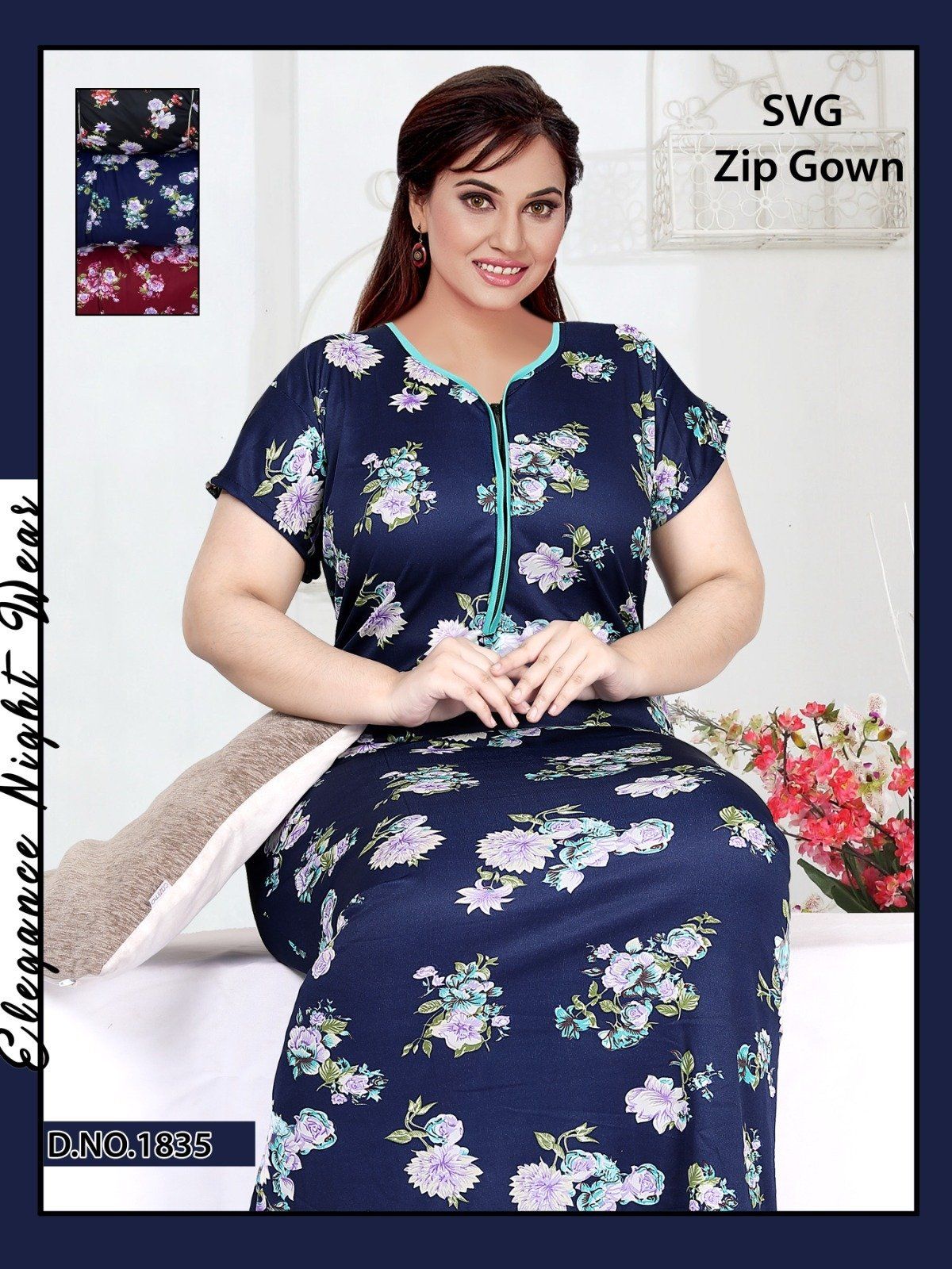 Seven Cross Women's SVG Nighty D No- 1835