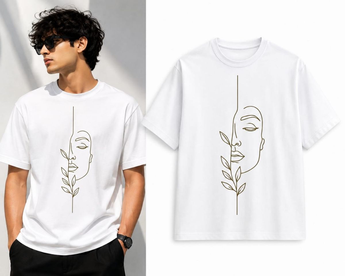 Cotton Blend Printed Unisex T-Shirts
