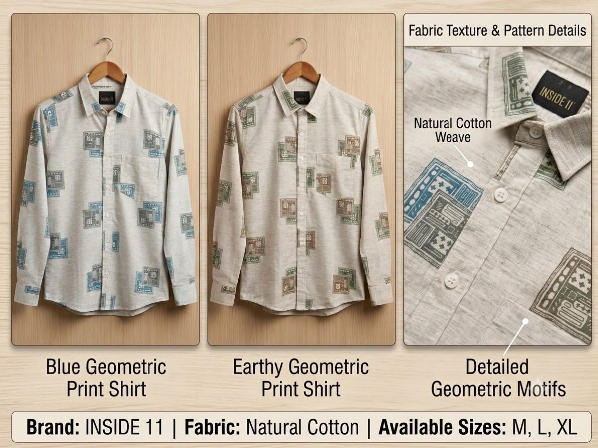 Men's Natural Cotton Shirts